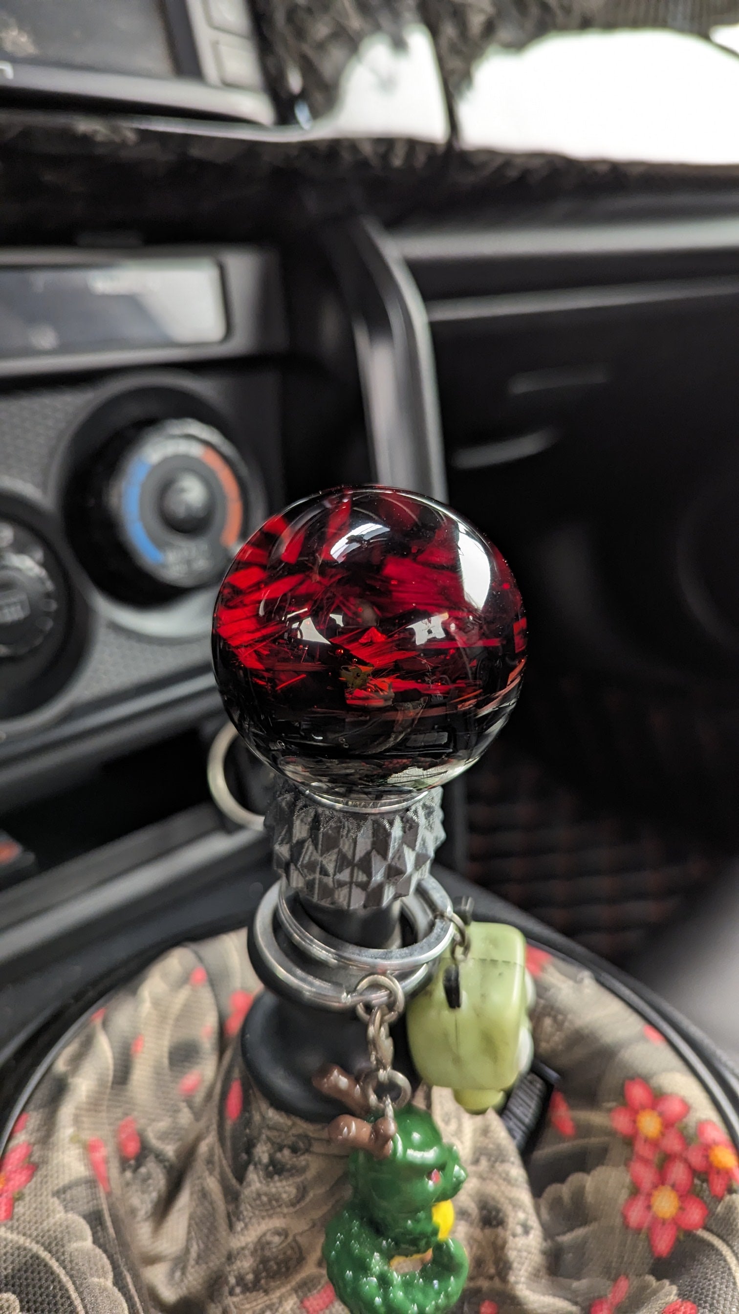 Crimson Forged Carbon 2" Sphere