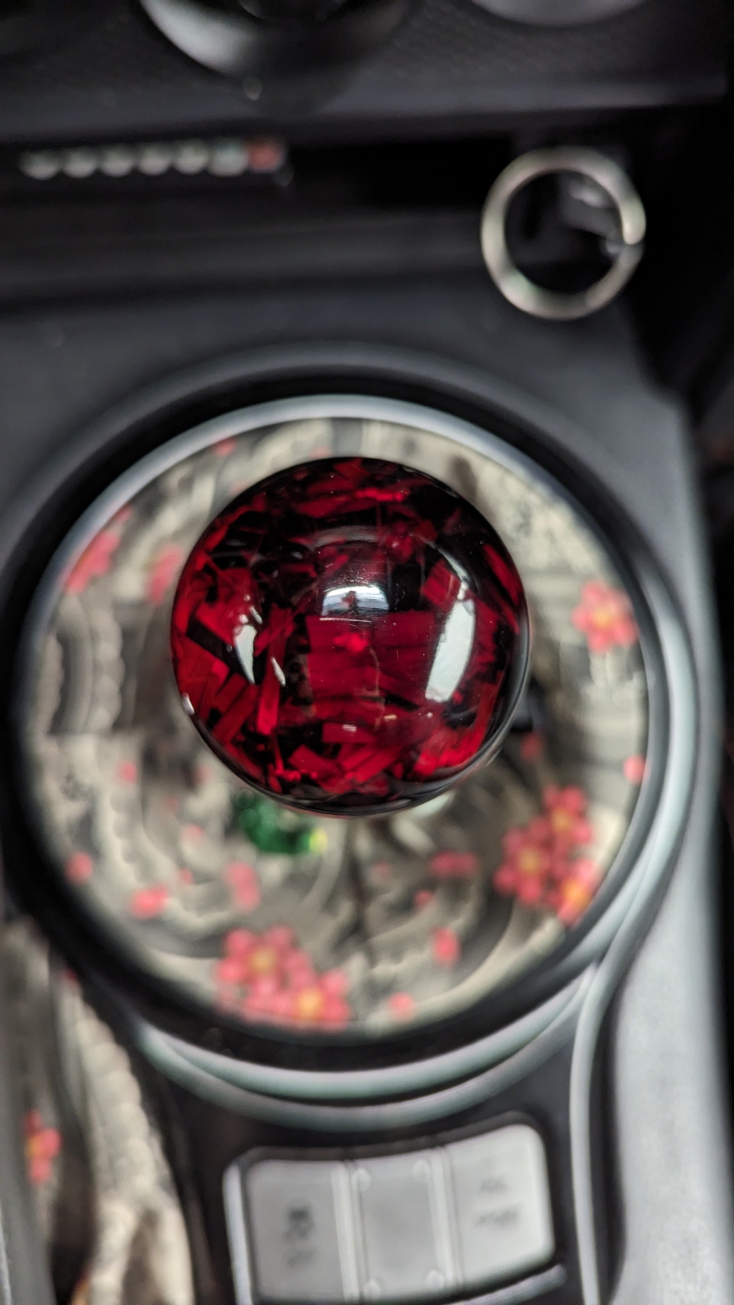 Crimson Forged Carbon 2" Sphere