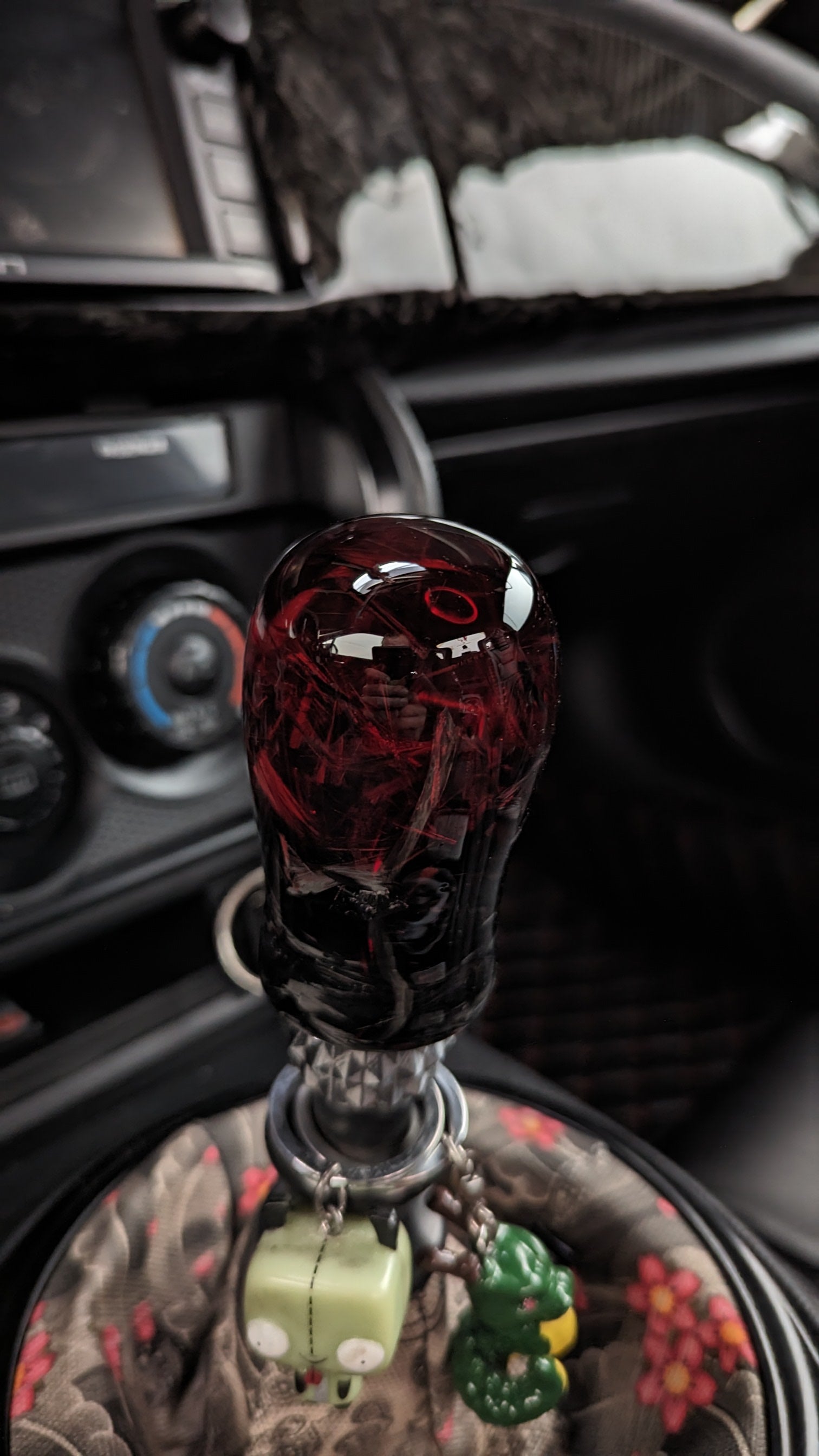 Crimson Forged Carbon Fiber Jewel