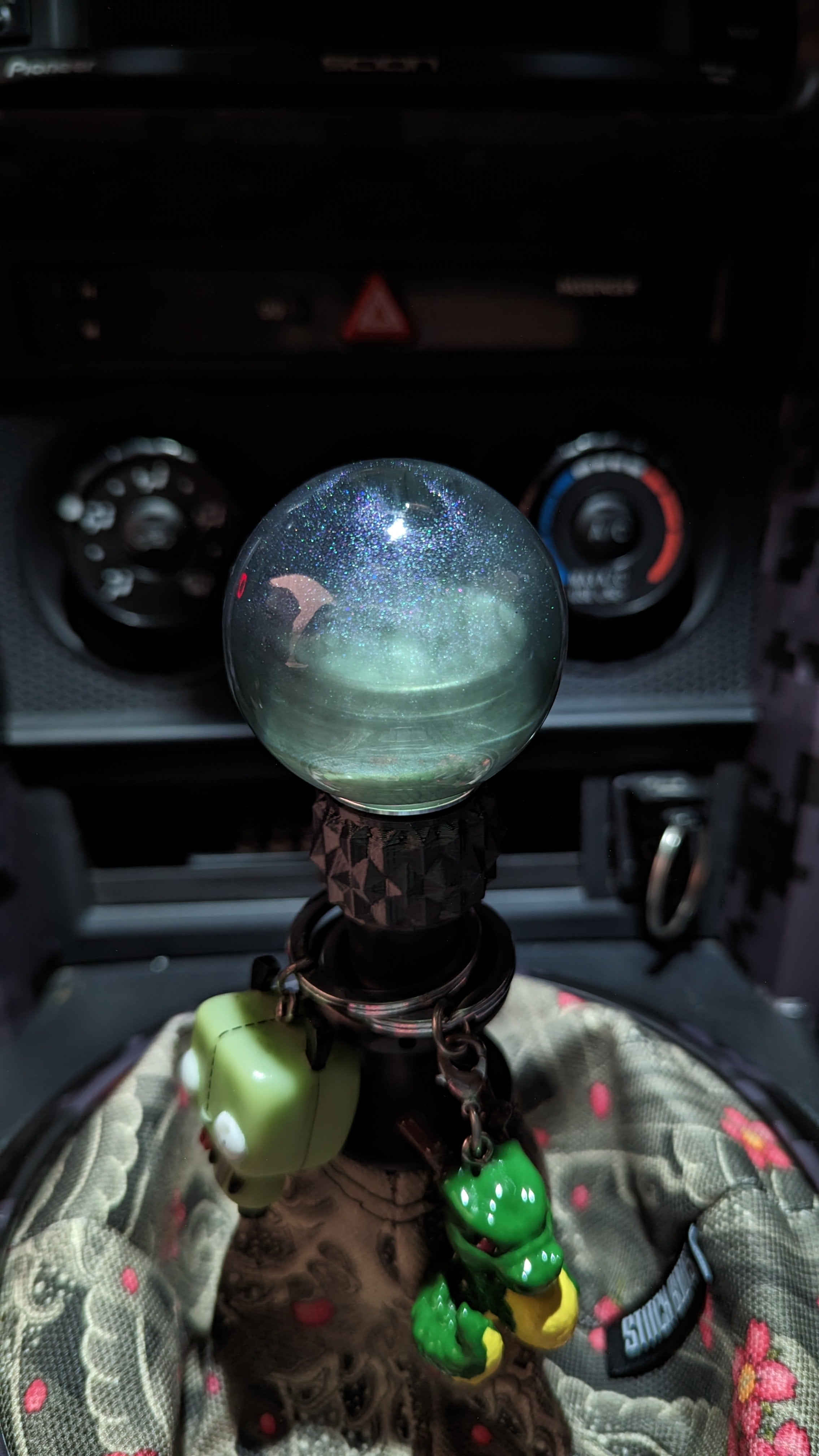 Transparent Smoked Metallic 2" Sphere