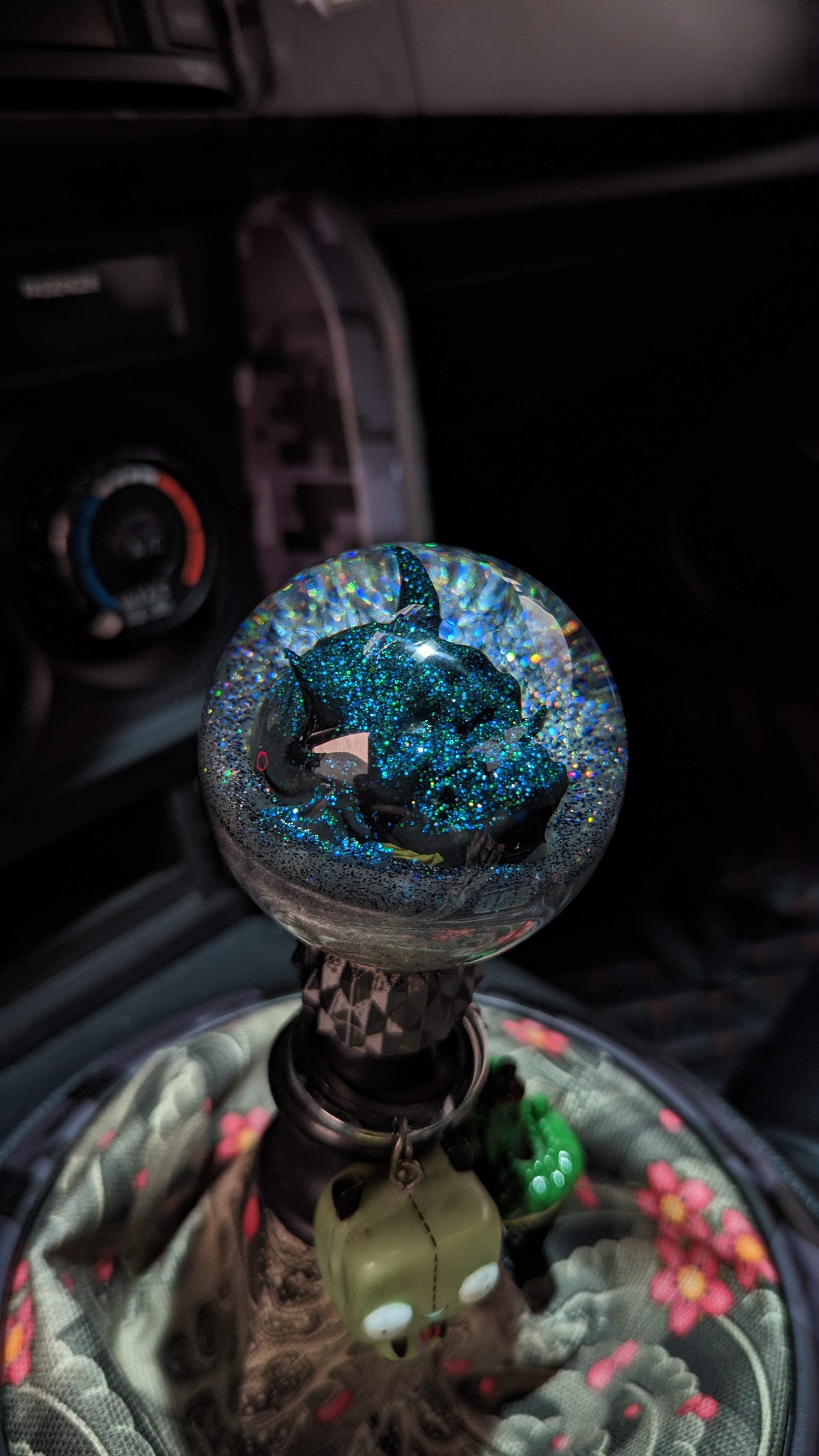 Blue/Grey Oni Demon 2.5" Sphere