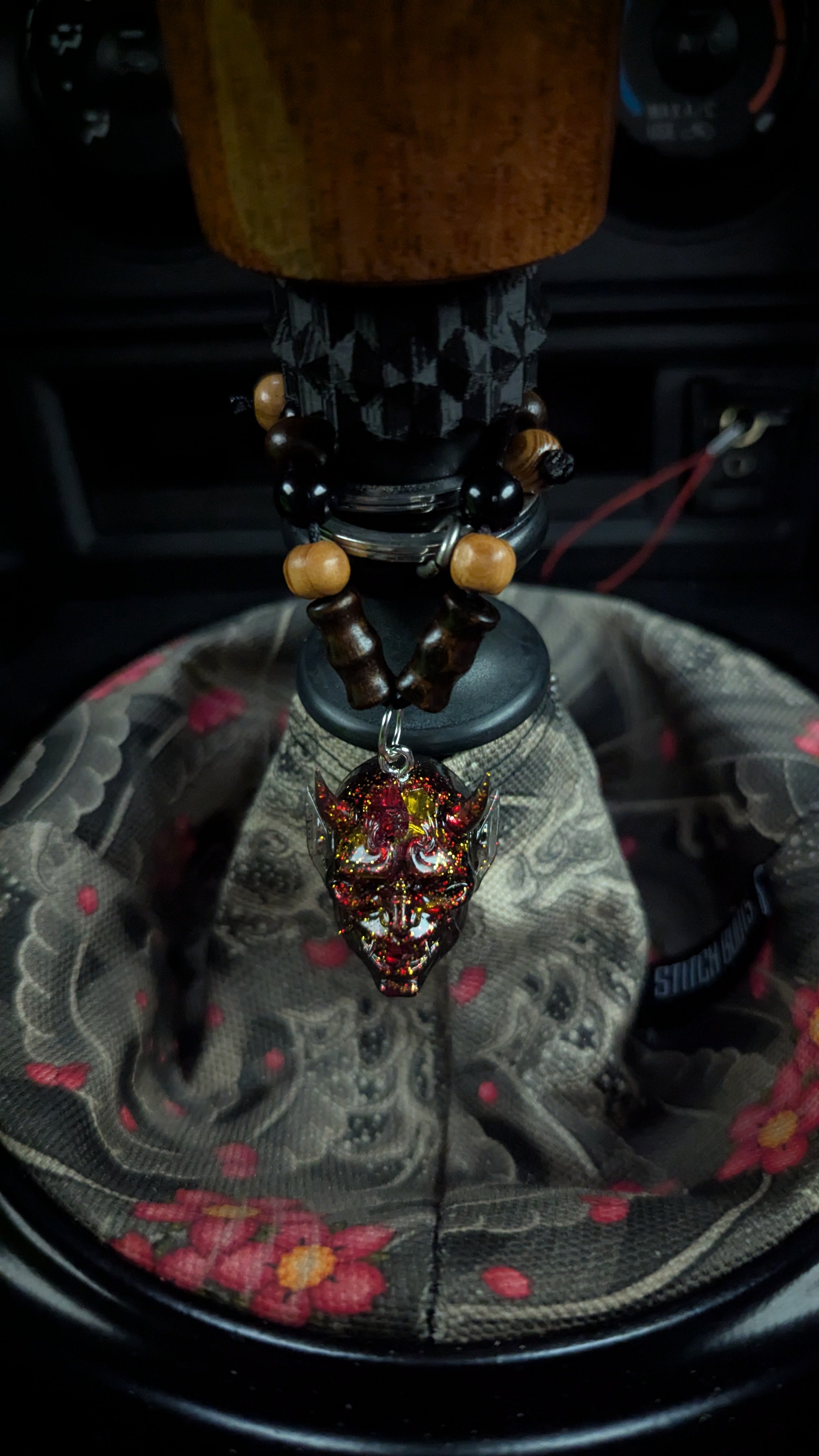 Black/Red/Gold Oni Charm