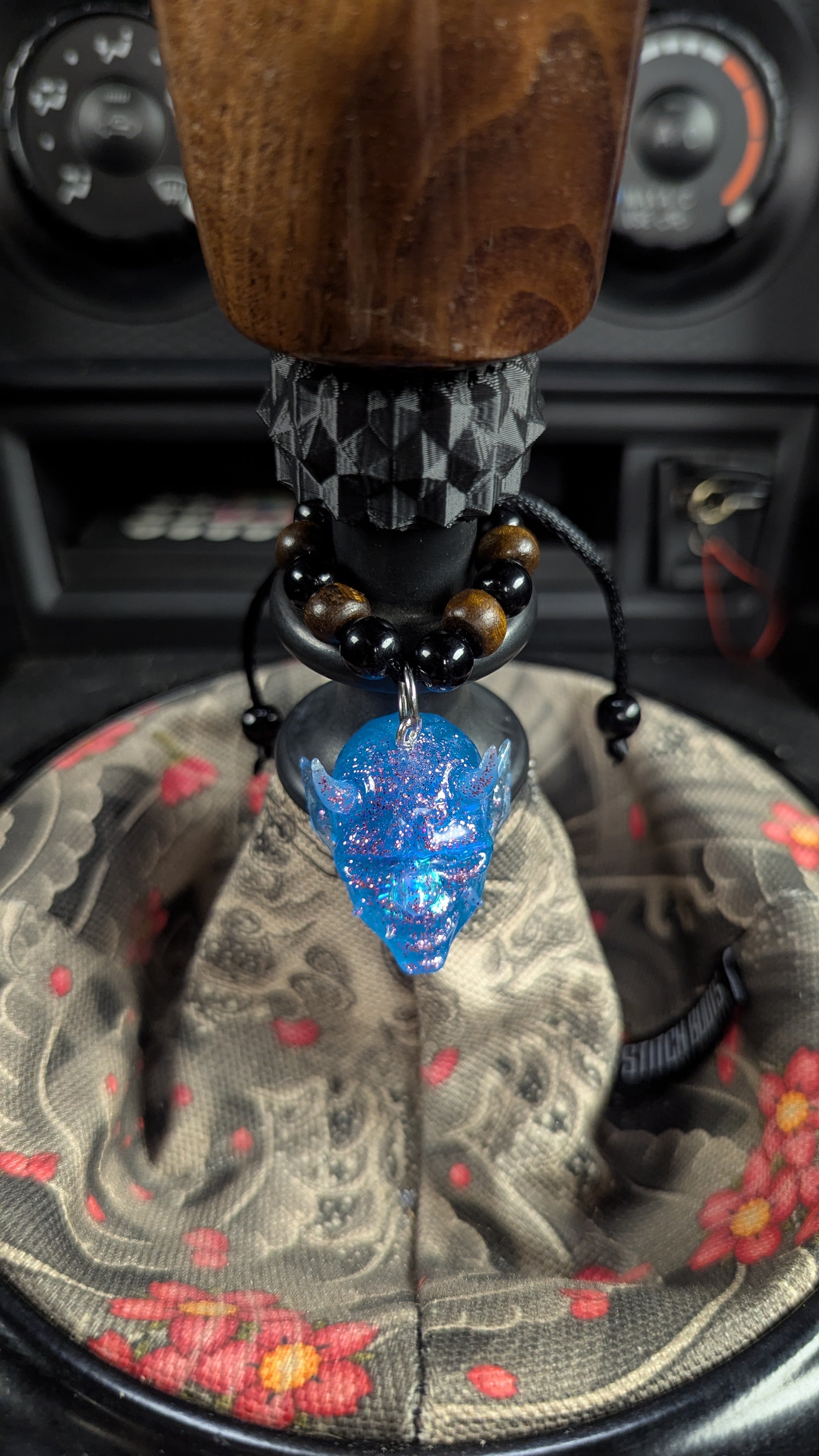 Blue/Pink Metallic Oni Charm