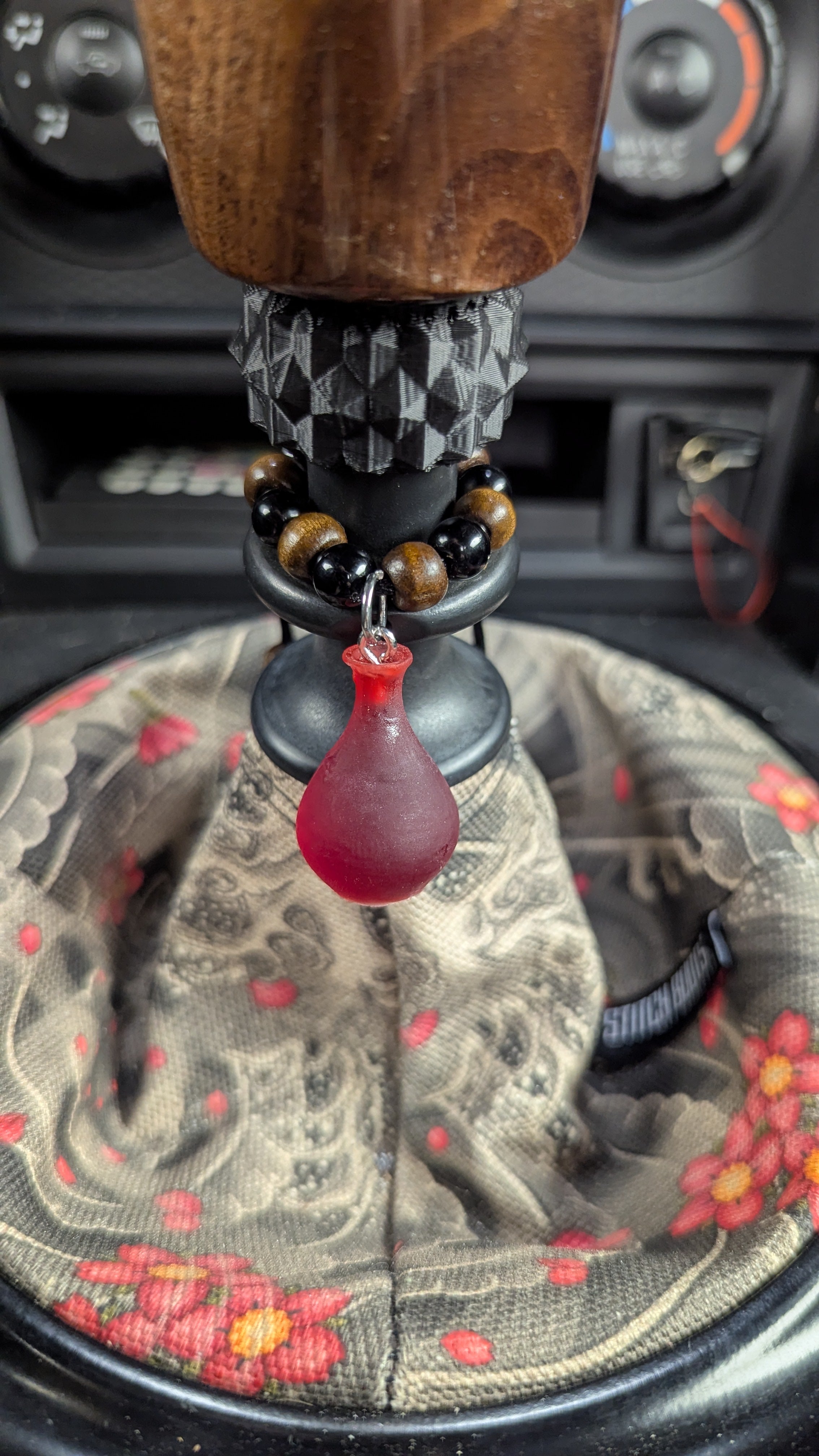 Ruby Red (Matte) Saké Bottle Charm