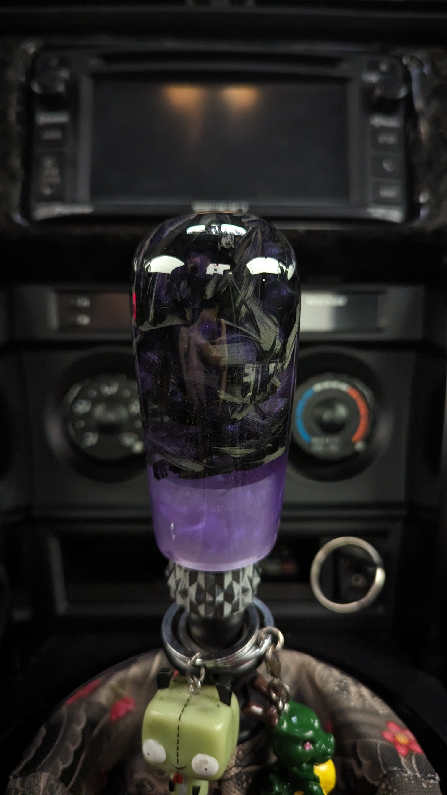 Forged Carbon/Purple Pearl 4" Dome Cylinder