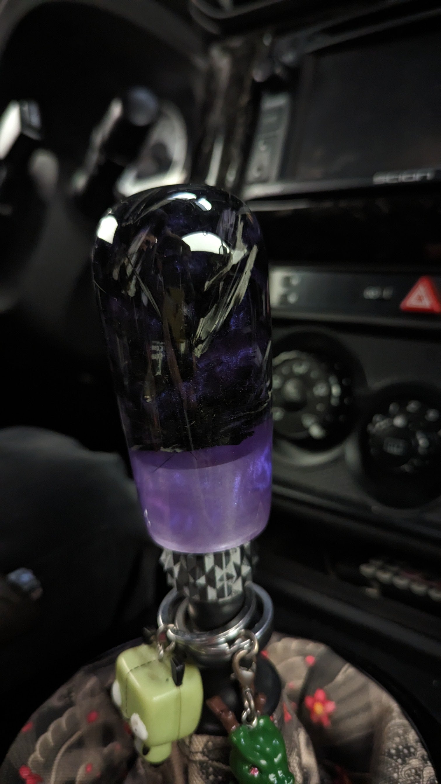 Forged Carbon/Purple Pearl 4" Dome Cylinder