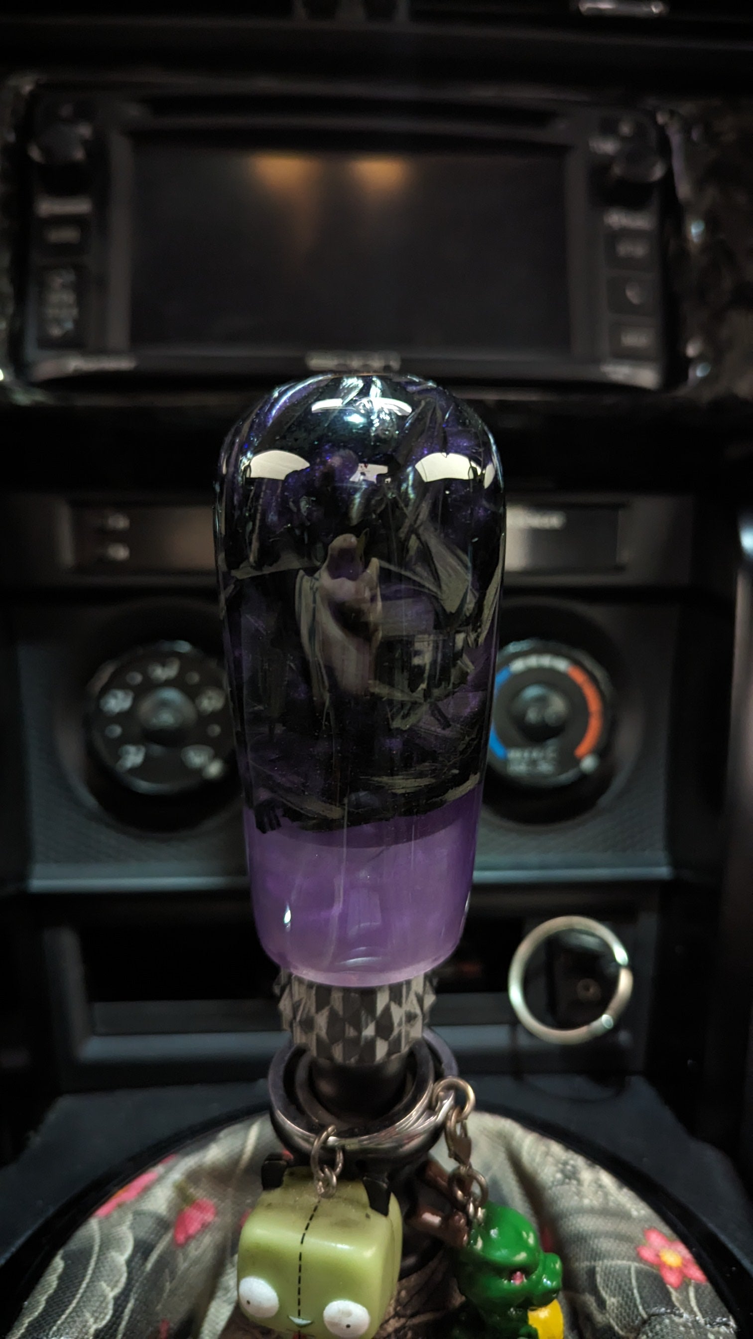 Forged Carbon/Purple Pearl 4" Dome Cylinder