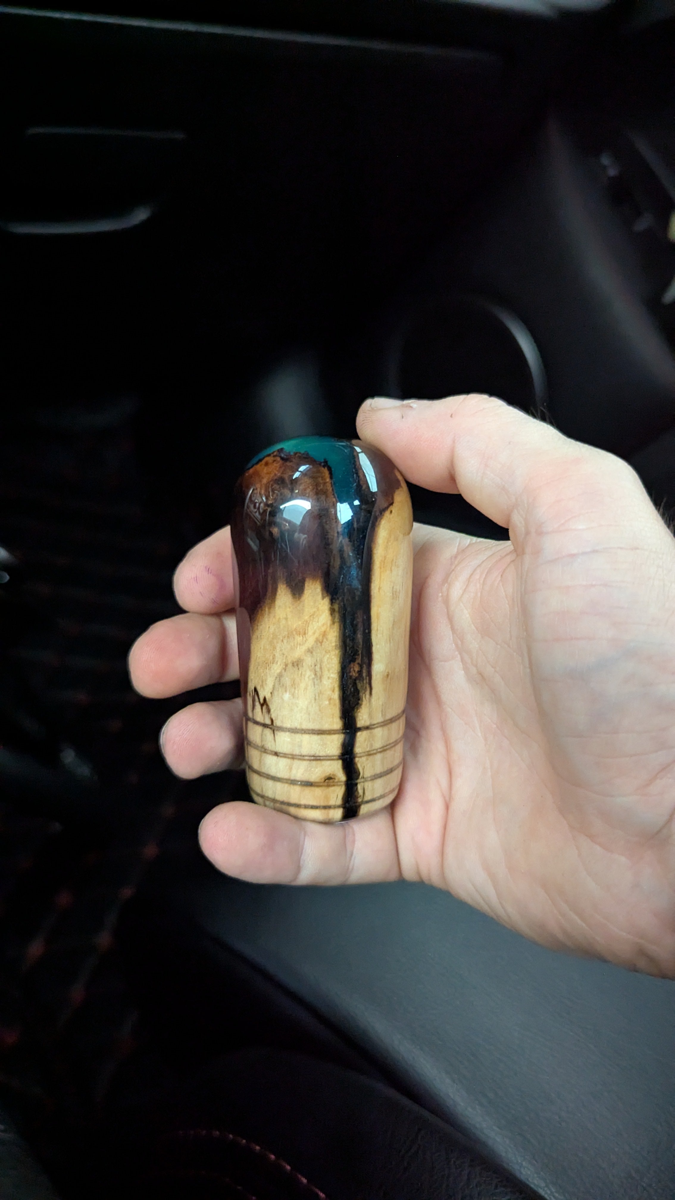 3.5" Spalted Sycamore Grooved River Hybrid