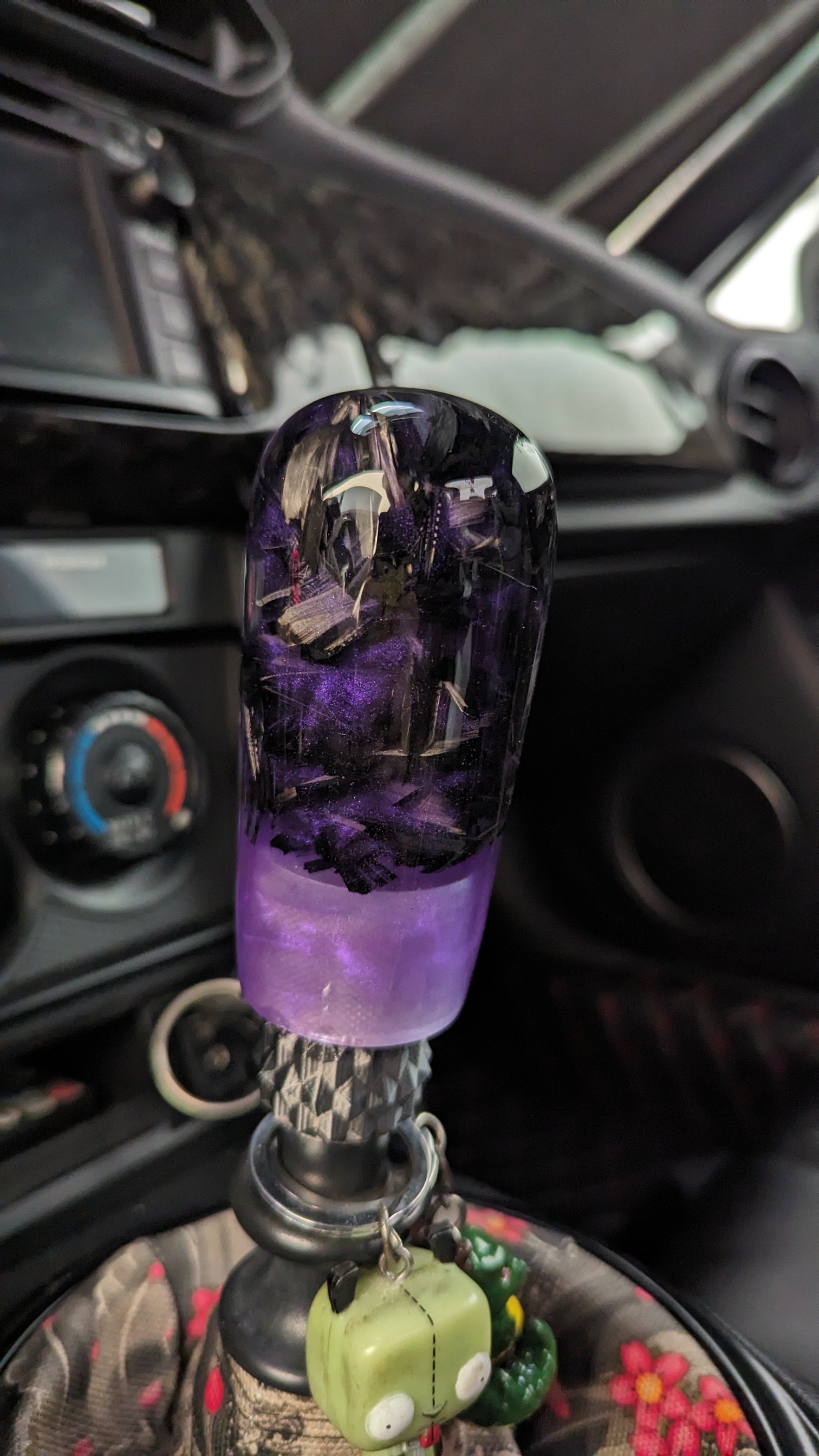 Forged Carbon/Purple Pearl 4" Dome Cylinder