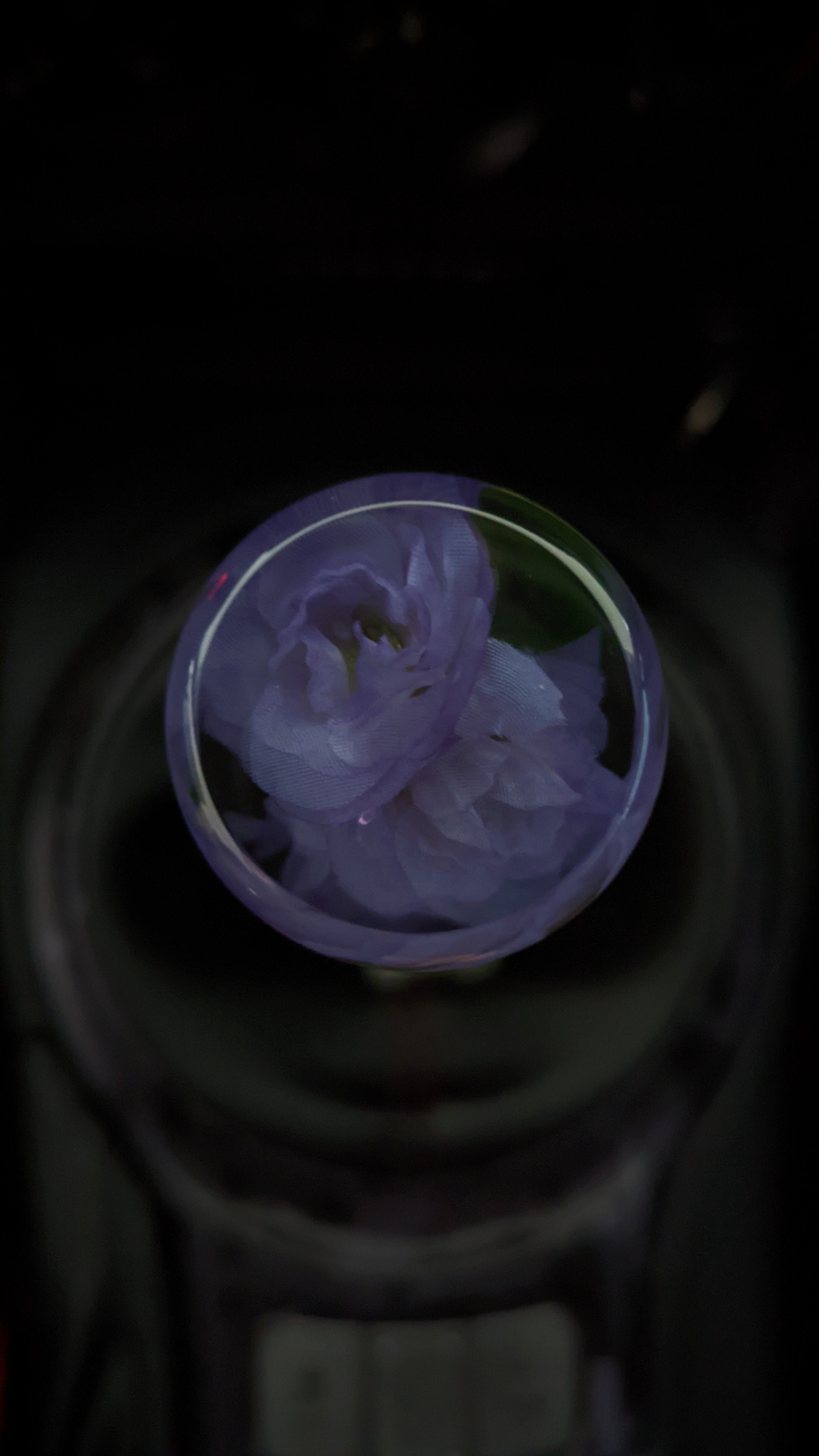 Purple Rose 4" Tapered Cylinder