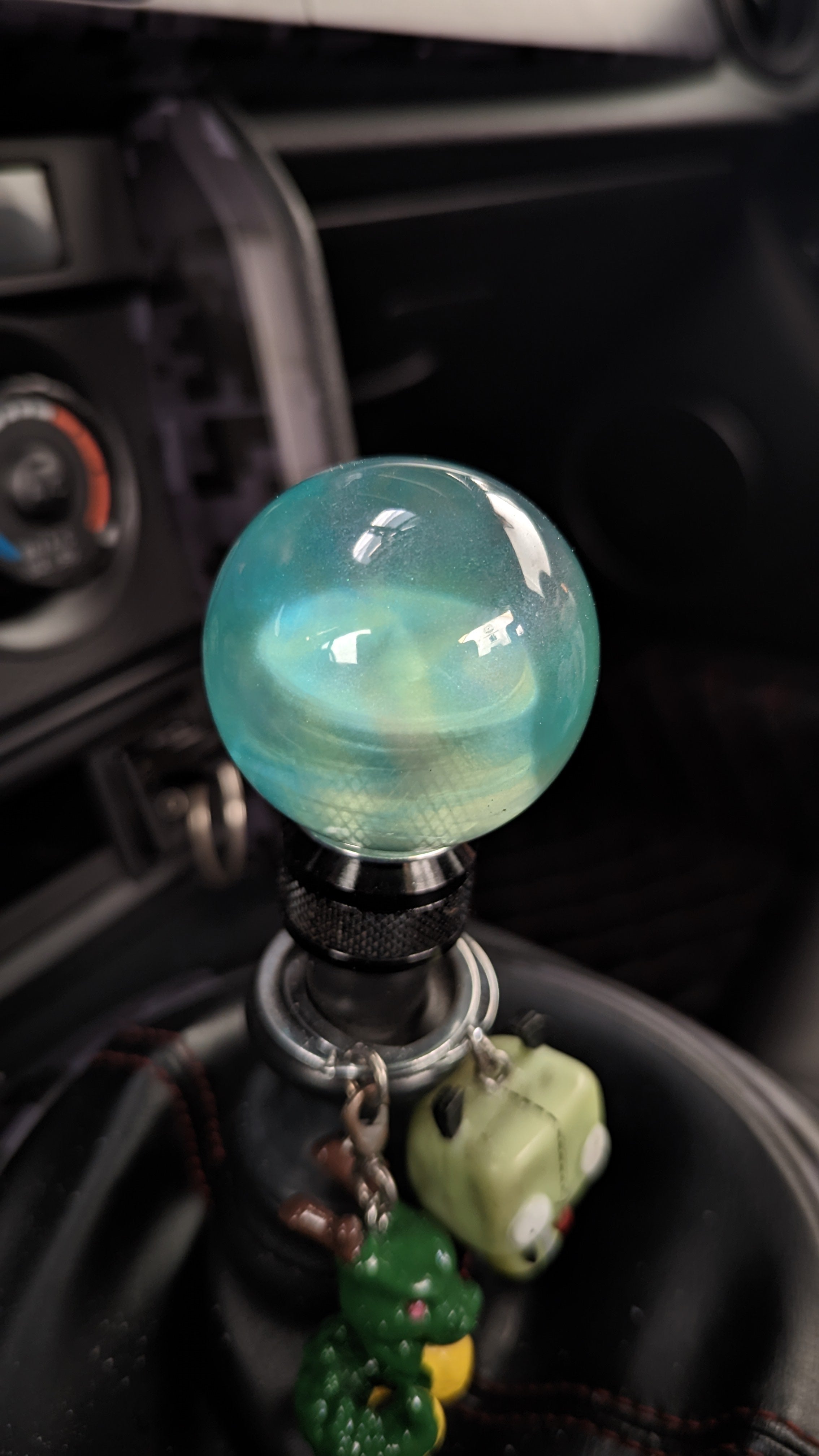 Aurora Transparent Blue/Green 2" Sphere