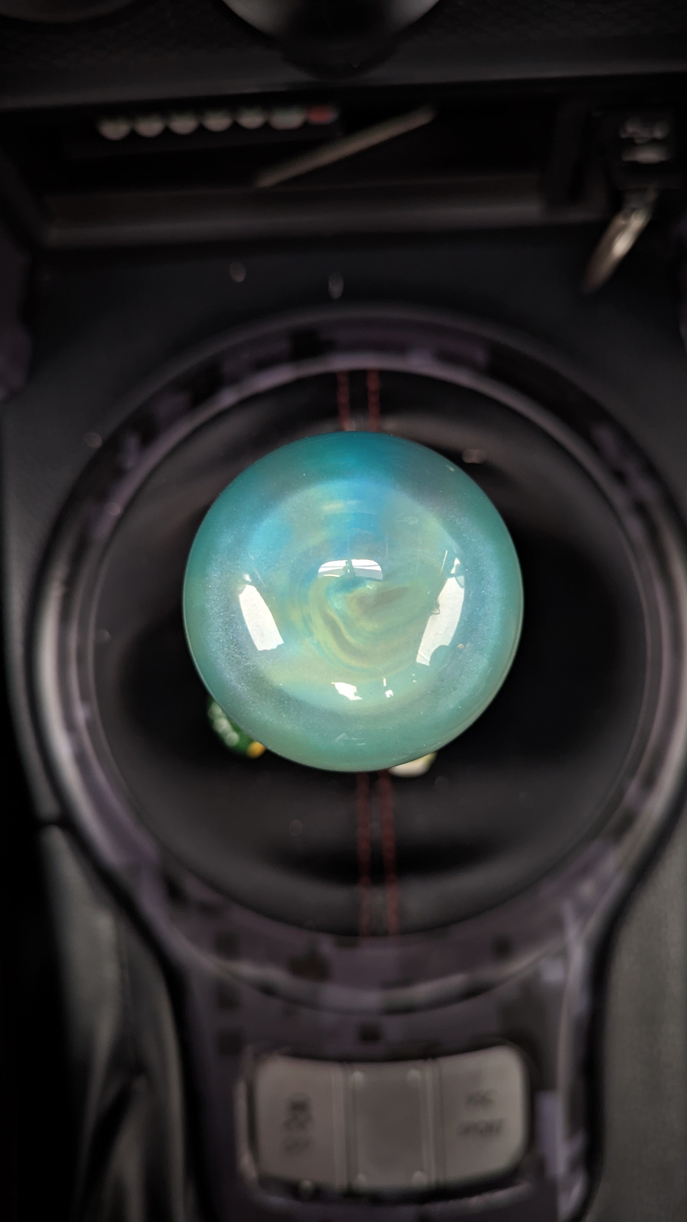 Aurora Transparent Blue/Green 2" Sphere