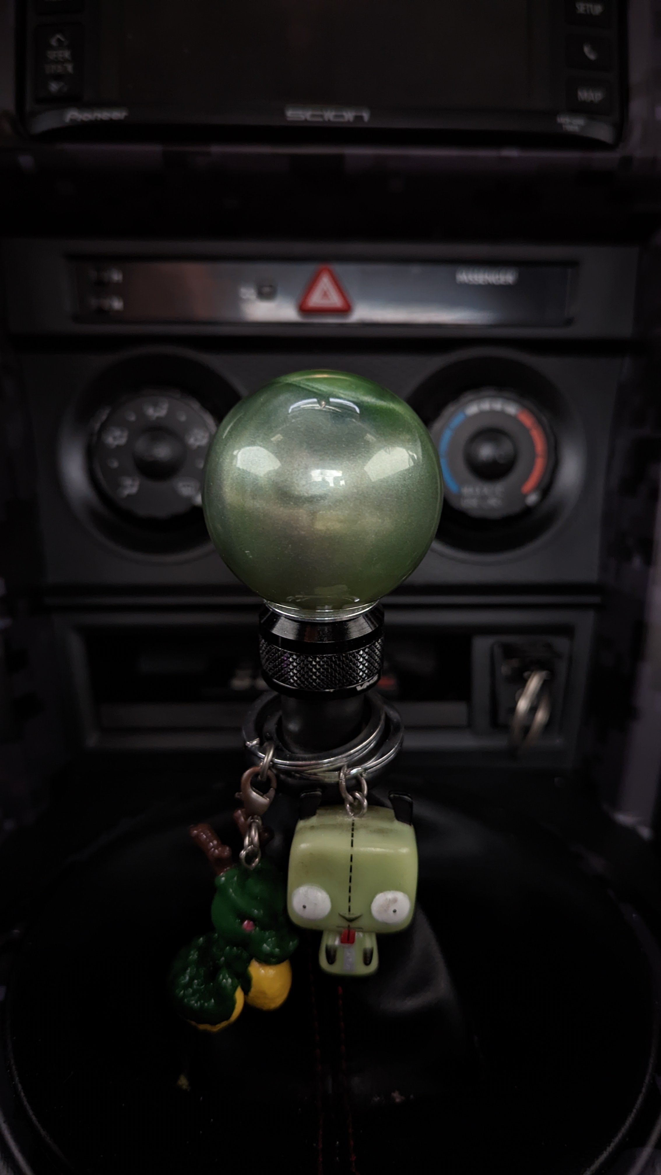 Slime Green/Silver 2" Sphere