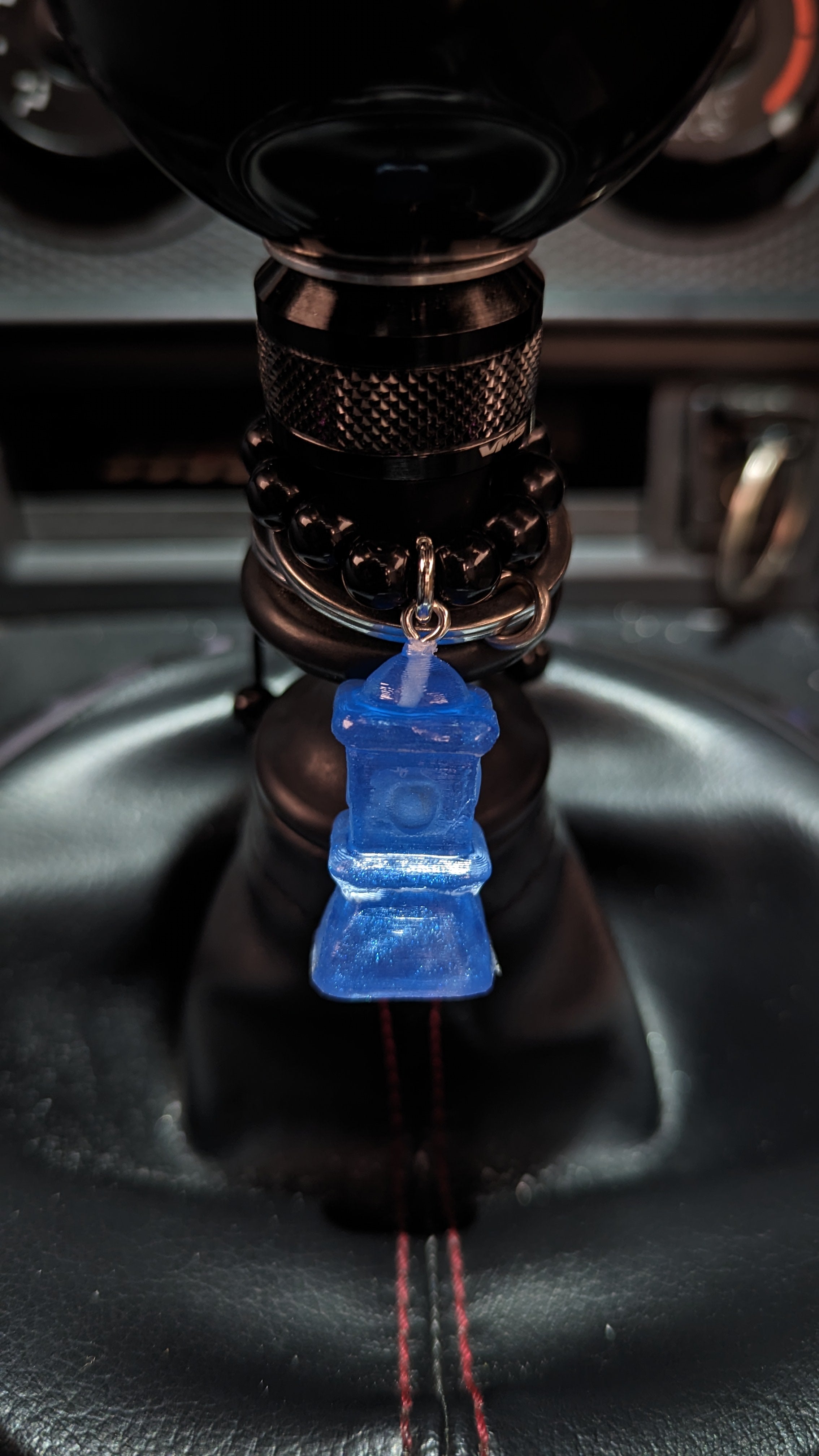 Transparent Seashore Blue Lantern Charm