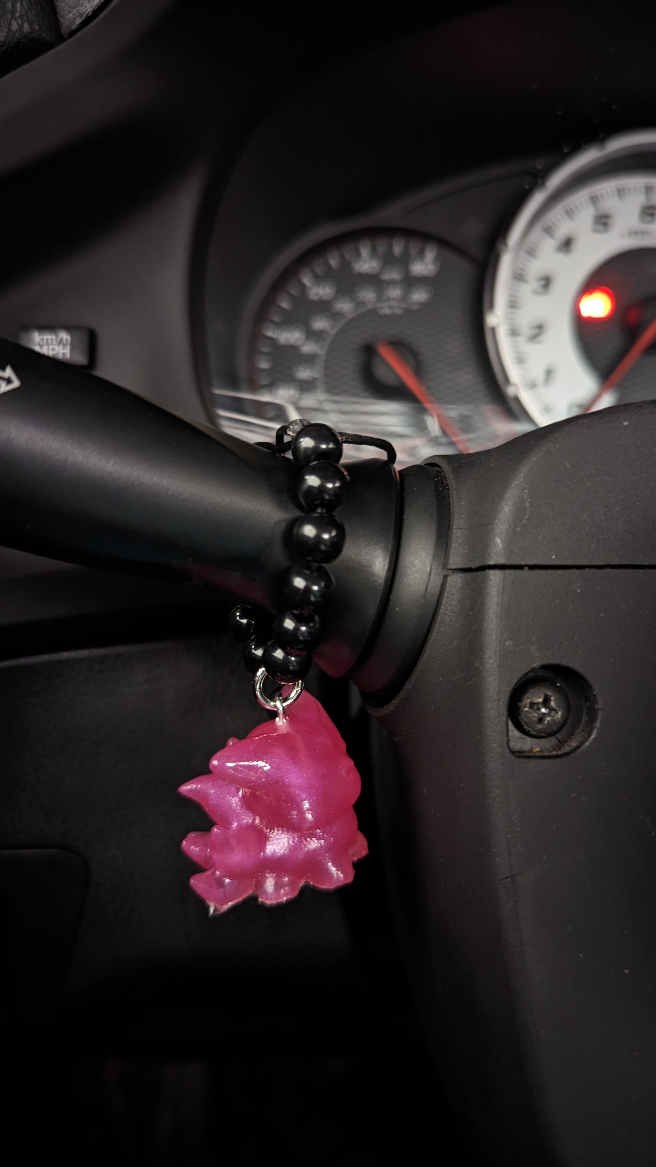 Hot Pink 9 Tailed Fox Charm